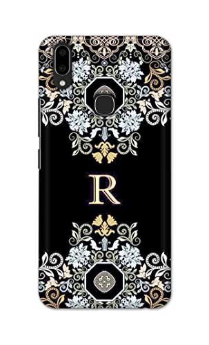 Image of PRINTFIDAA Name II Initial II Letter Floral Pattern Alphabet R Printed Designer Hard Back Case Cover for Vivo V9 / V9 Youth /Vivo Y85 / Vivo Z1 / Z1i / Z3x / Z1 Lite / Y89 -(SF) MVN1007