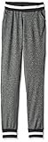Hello Gorgeous Big Girls' Metallic Silver Glitter French Terry Jogger Pant
