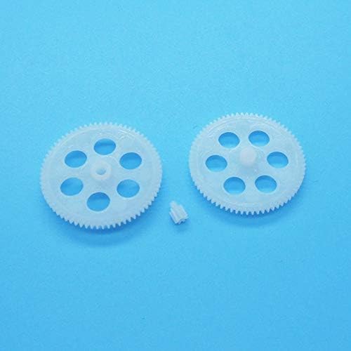 Nologo WYX-CHILUN, Pinion Modulus 0.3M Plastic Gear Remote Control Helicopter Accessories Aircraft Model Reduction Copper Gear (Size : 7T 1A Copper)