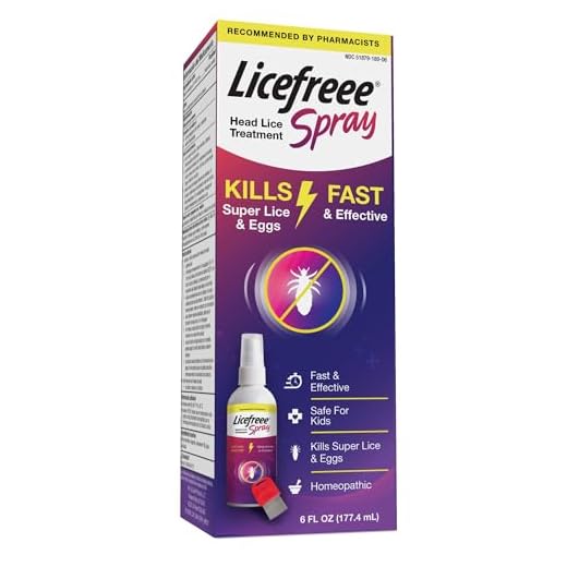 Licefreee Spray! Tec Labs Head Lice Spray - Includes Professional Metal Nit and Lice Comb, 6 Fl Oz (Pack of 1)