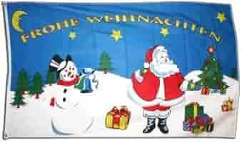 Frohe Adventszeit Fahne 60x90 Cm - Weihnachtsflagge Aus Polyester Wetterfest