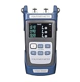 Note s'il vous plaît: Compact et portable : notre compteur d'alimentation portable à fibre optique PON 350U/A est conçu avec une taille compacte et un design portable, ce qui le rend pratique pour les mesures et le dépannage sur site. Que vous travailliez dans des espaces confinés ou que vous ayez besoin d'évaluer rapidement les niveaux de puissance, ce compteur de puissance est l'outil qu'il vous faut.