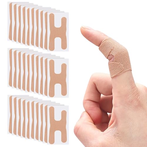 XFSRG Fingertape 30 Stück Finger Tape Sport Verstellbare Fingerstütze Selbstklebend Tapeband für Gebrochene Verstauchte Arthritis Sehnenentzündung und Geschwollene Finger