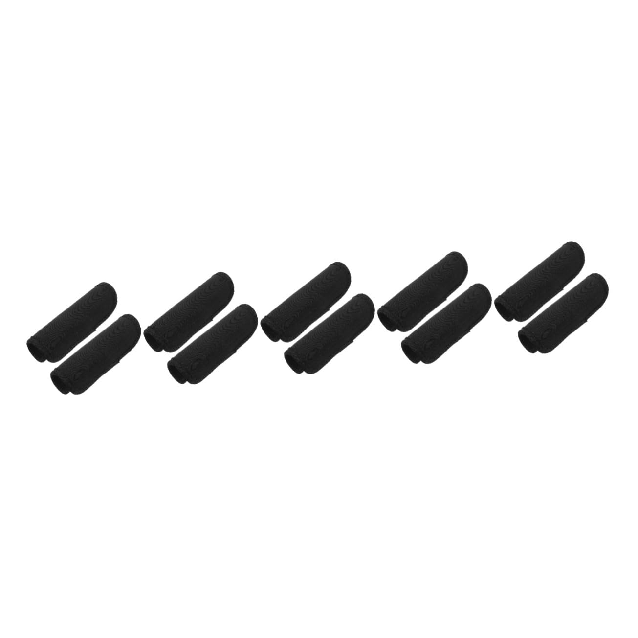 Healeved 5 Series Funda para Asa De Equipaje Maletas Identificador De Equipaje Envoltura De Agarre De Maleta Envoltura De Mango De Equipaje Envoltura De Equipaje Neopreno Negro 2 Piezas X 5