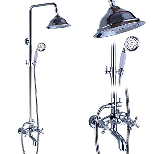 Bec de baignoire long et douche de tête pour stopper les éclaboussures - 2