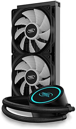 DEEP COOL Gammaxx L240 V2, AIO CPU Water Cooler, Anti-Leak Technology Inside, SYNC RGB Waterblock and RGB Fans, Motherboard Control, No Wired Controller, AM4 Compatible, 3-Year Warranty