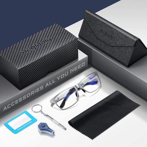 Image of Blue Light Blocking Glasses Metal Frame for Men /Woman Gaming Computer Screen Glasses