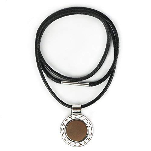 PINMEI Beautiful Crystal Golf Ball Marker with Bling Black Necklace for Women Golf Gift - Thumbnail 3