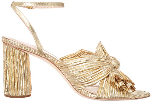 Loeffler Randall Women's Camellia-Pla Heeled Sandal, Gold, 9 #TOP5