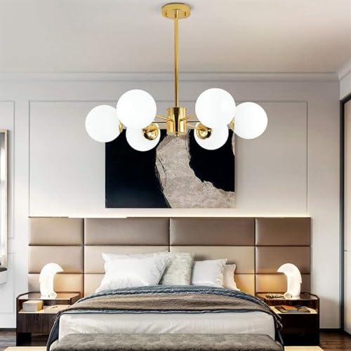 Lustre spoutnik hauteur réglable solution éclairage salon sans éblouissement - 5