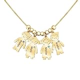 Personalized Birthstone Name Necklace Handmade Customized Letter Pendant Family Anniversary Jewelry Valentines Day Gifts