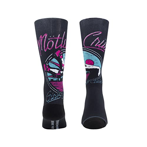 PERRI'S SOCKS Motley Crue Officially Licensed Dye Sublimation Crew Socks - Soft & Breathable, Cushioned Novelty Rock Band Socks for Men and Women - Special Edition Series - Standard Size2