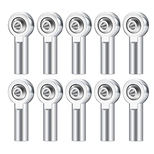 WEFEINO 10Pcs M4 Link Rod Ball Ends Rod End Bearing for 1/10 Axial SCX10 Tamiya RC Crawler Car