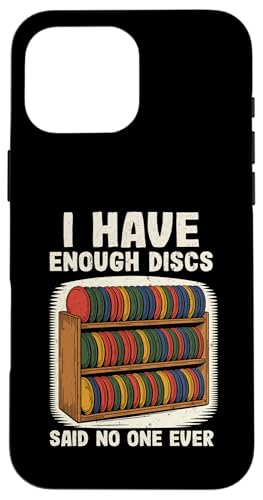 I Have Enough Discs �v���[���[ �j���p �ʔ��� �f�B�X�N �S���t �X�}�z�P�[�X iPhone 16 Pro Max �p