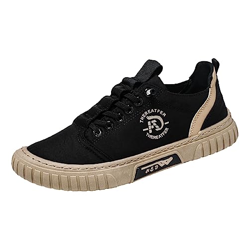 Zapatillas deporte hombre transpirables y zapatos cómodos de lona para caminar a diario