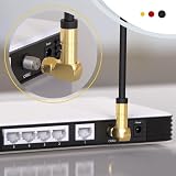 Kabel satelitarny 7,5 m satelitarny kabel antenowy TV cyfrowy, kabel koncentryczny do Internetu, 2 x wtyczka F 90°, kątowa, modem, kabel przyłączeniowy HD 4K UHD DVB-S2, biały