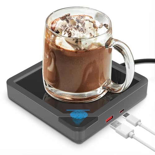 Yolin Coffee Mug Warmer with USB Charging Ports