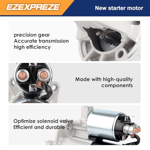 Image of Ezexpreze 19025N New Starter Compatible with Chrysler 300 V6 2.7 3.5 L 2005-2010, Dodge Challenger 2009-2010, Charger 2006-2010, Magnum 2005-2008, 04608800AA M000T21171 SMT0298 336-2099