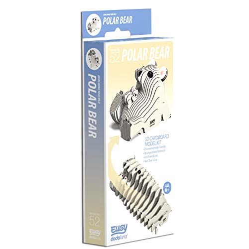 Modèle d'ours Polaire 3D EUGY kit de Bricolage puzzle carton enfant