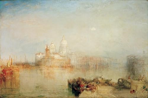 Impression de qualité supérieure Dogana et Lady Della Salute de Mallord William Turner pour salon