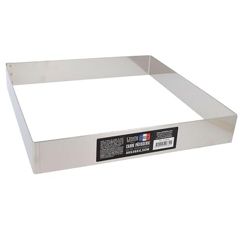 Cadre à mousse inox H 4,5 cm 30 x 30 cm