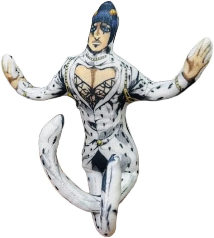 Anime JJBA Giorno Giovanna Soft Figure Twistable Poseable Funny Cartoon Animals Hug Pillow Cushion Sofa Decoration Gifts