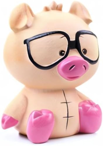 Miniatura 7 de Winsterch Alcancía de cerdo para niños y niñas, juguete de caja de dinero de cerdo de cerámica, banco de monedas, regalos de cumpleaños para niños