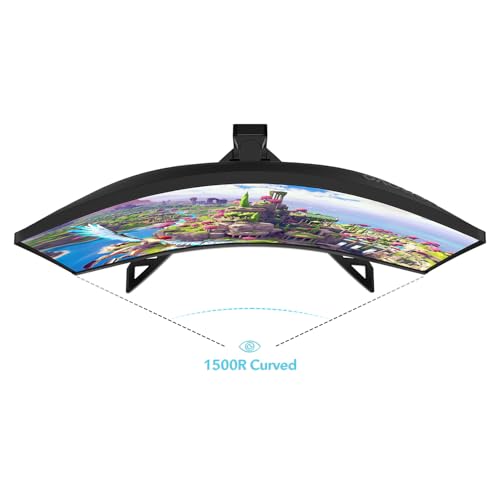 Legion R27fc-30 - Display da gaming da 27" FHD curvo (VA, 240Hz, 0,5ms MPRT, HDMI + DP, Cavi DP, FreeSync, Altoparlanti) Regolazione in Inclinazione/Altezza/Rotazione/Girevole - Nero - Monitor - Immagine 5