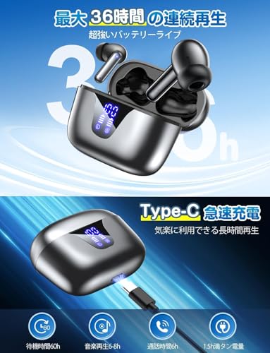 Eynew ワイヤレスイヤホン A1