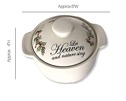 Cardinal And Holly With Red Berries - Christmas Bowl With Lid - Let Heaven And Nature Sing #TOP3