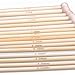 Ostart 18 Sizes 10'' (25cm) Single Pointed Bamboo Knitting Needles Set Kit (2.0mm - 10.0mm)