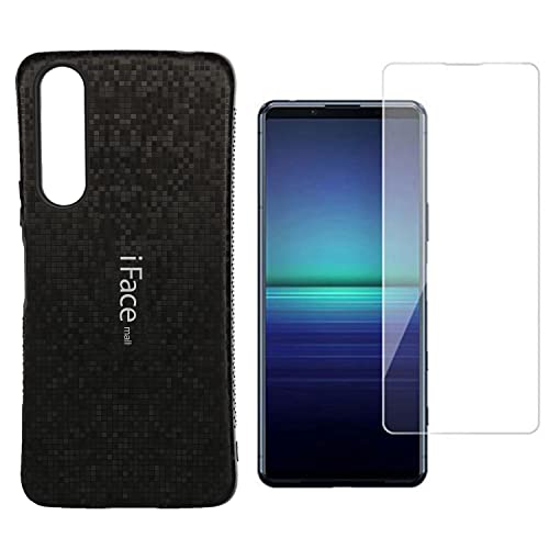 UCN iFace mall Xperia 5 IV p P[X  KXtBZbg 2_ SO-54C SOG09 Jo[ t@Cu }[NtH[ SO54C p P[X Xgbvz[ wh~ ʕیtB (ubN)