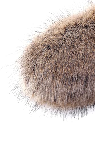 image for BABEYOND Women’s Faux Fake Fur Collar Shawl Faux Fur Scarf Wrap for 
