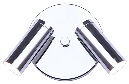 Canarm Kelby Chrome Two-Light LED Ceiling Track Light