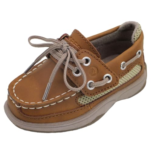 Sperry Top-Sider Lanyard CB - Zapatos náuticos (niños pequeños), marrón, 13.0 cm