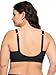 Warner's womens Easy Does It Underarm Smoothing With Seamless Stretch Wireless Lightly Lined Comfort Rm3911a Bra, Rich Black, X-Large US