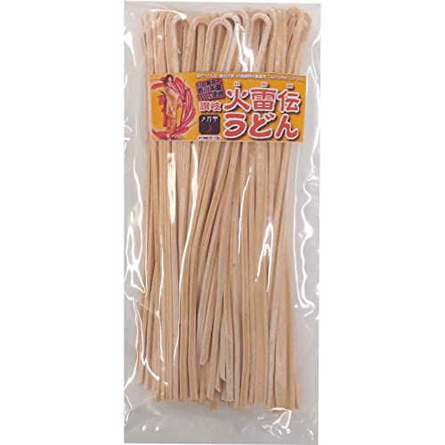 讃岐うどんの老舗こんぴらや 唐辛子うどん 讃岐REDHOT「火雷伝」 半生 並麺 メガ辛 240g