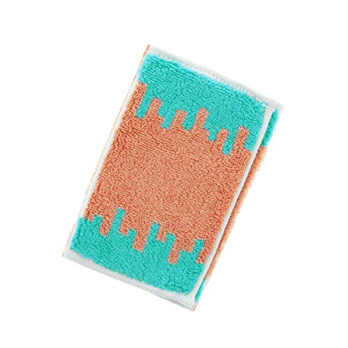 田中産業 ハンドタオル グリーン 約25×12.5cm Otta ハーフタオルハンカチ 19-36 三つ折りタイプ