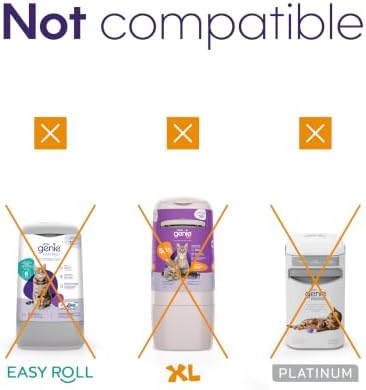 Litter Genie Refill Bags | Jumbo 2-Pack, 56 Total ft | Up to 8 Months of Supply in 2 cartridges | Ultimate Odor Control Cat Litter Bags — view 2