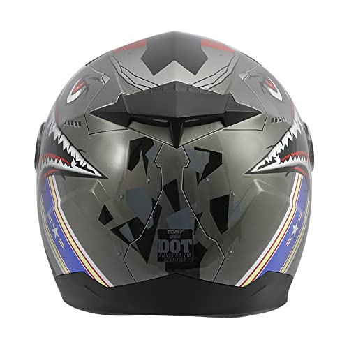 Tcmt Dot Youth & Kids Motocross Offroad Street Helmet Full Face Shark Motorcycle Youth Atv Helmet Dirt Bike Motocross Atv Helmet #TOP6