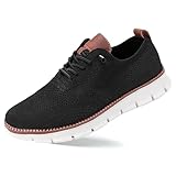 Business Casual Shoes for Men, Stylish Comfortable Men’s Casual Dress Shoes for Daily Wear, Work, Travel (10,Black)