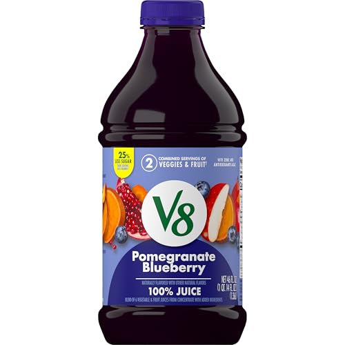 V8 Blends 100% Juice Pomegranate Blueberry Juice,...