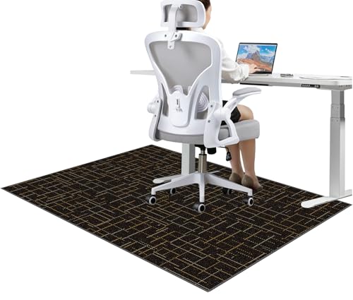Tapis de chaise de bureau antidérapant grand format protection parquet stratifié