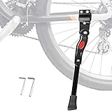 Pata de Cabra para Bicicleta con Llave Hexagonal, Aluminio Soporte Ajustable del Retroceso de Bici Caballete Bicicleta, para 26'' - 29'' Montaña Bicicleta Carretera Bicicleta