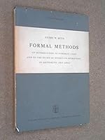 Formal Methods: An Introduction to Symbolic Logic 0677000502 Book Cover