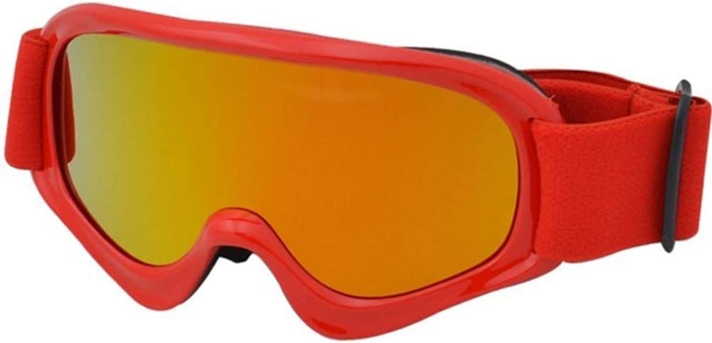 Lunettes de Ski pour Enfants, Double antibuée, Anti-Neige, Anti-Neige, antibuée, Protection UV à 100%, Verres sphériques, compatibles avec Les Casques