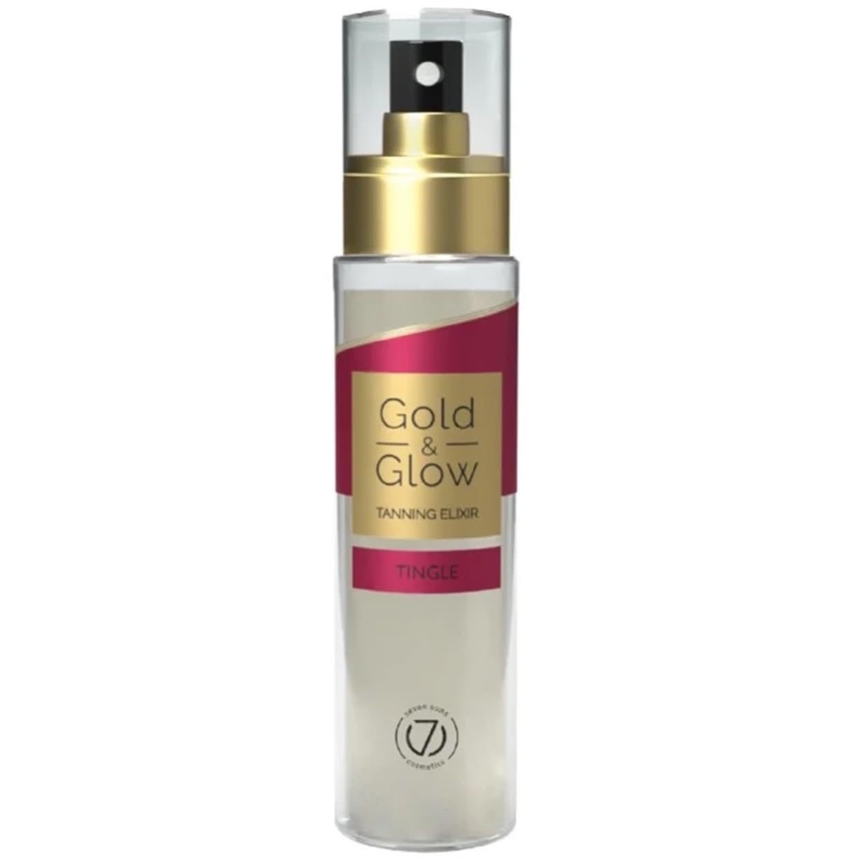 7suns Gold & Glow Tingle Huile sèche accélérateur de bronzage pour homme 100 ml pour solarium et bain de soleil