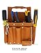 IDEAL INDUSTRIES 35-950 Tuff-Tote Premium Leather Tool Pouch w/Strap