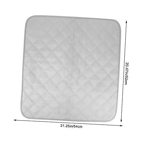 Almohadilla para incontinencia lavable protector de asiento gris y cama 3