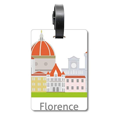 Étiquette valise Florence Italie porte-nom bagage sécurisé